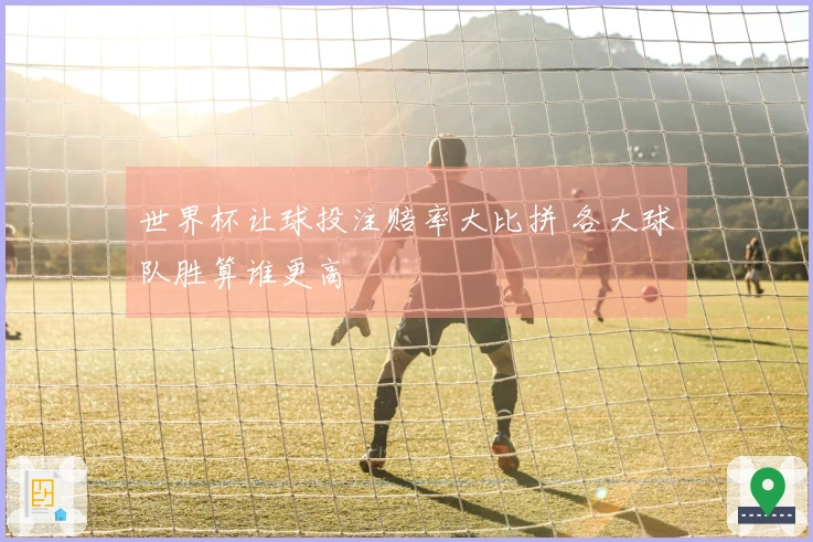 世界杯让球投注赔率大比拼 各大球队胜算谁更高